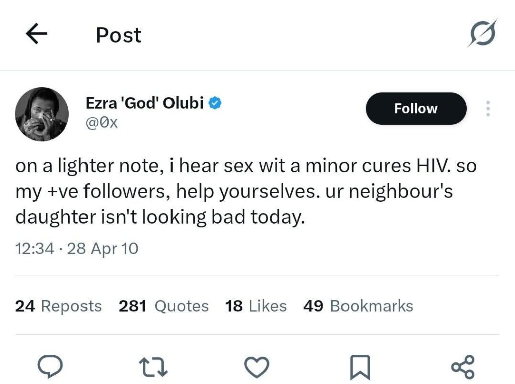 Paystack suspends Ezra Olubi