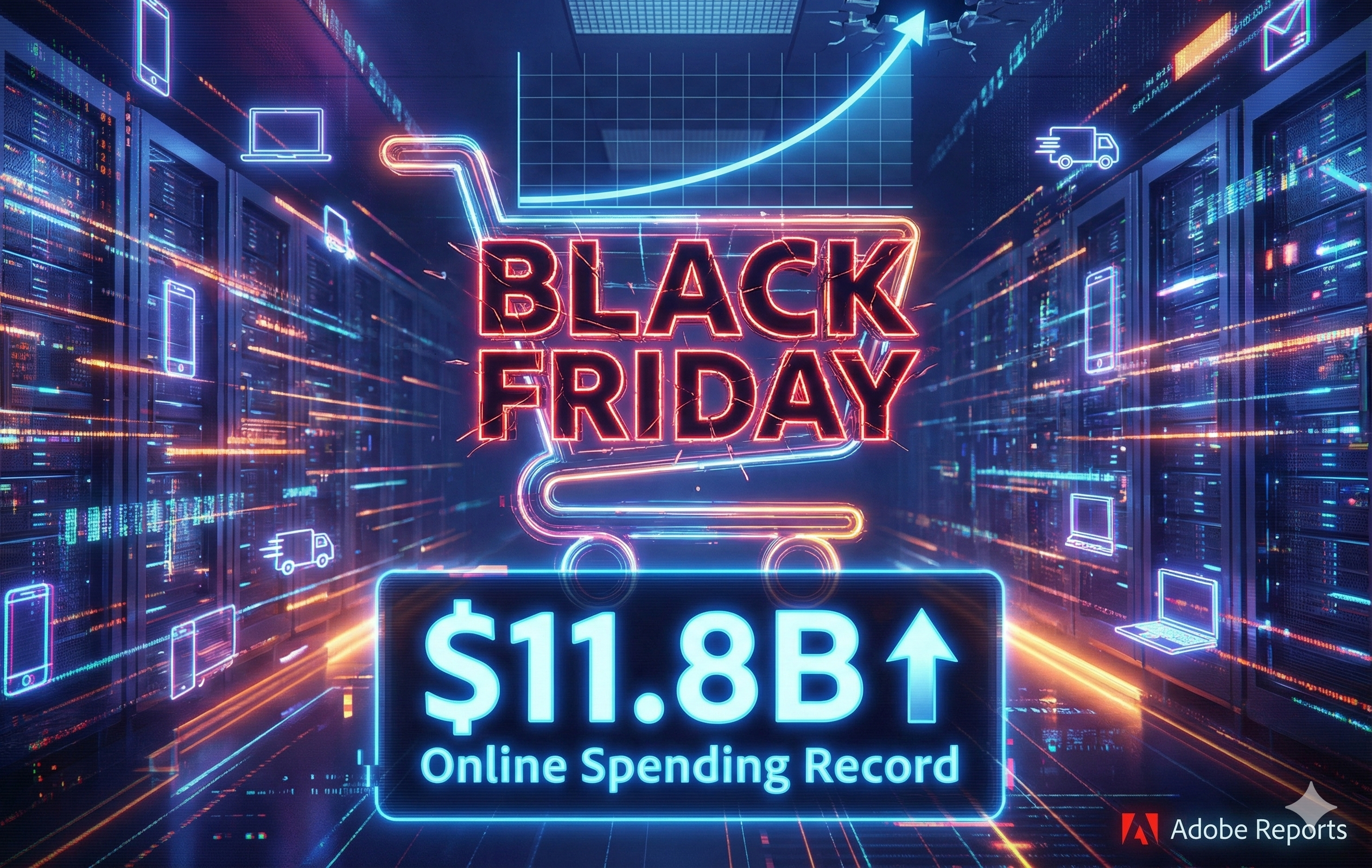 Black Friday 2025 Breaks Online Spending Record With $11.8B, Adobe Reports