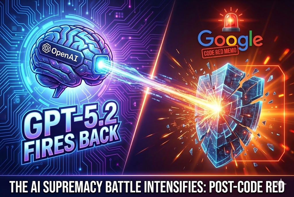OpenAI Fires Back at Google With GPT-5.2 After ‘Code Red’ Memo