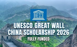 UNESCO Great Wall China Scholarship 2026