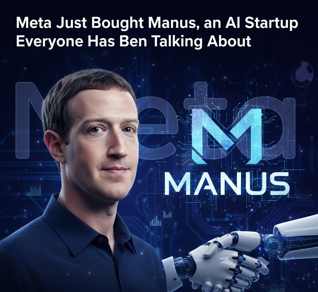 Meta buys Manus AI startup