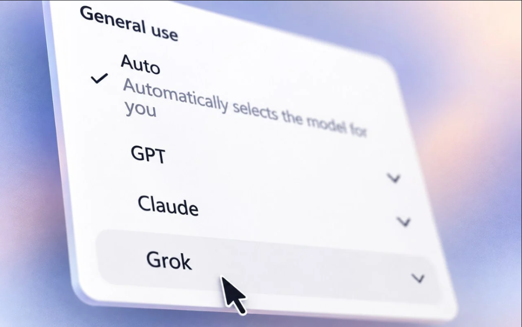 Microsoft Grok integration