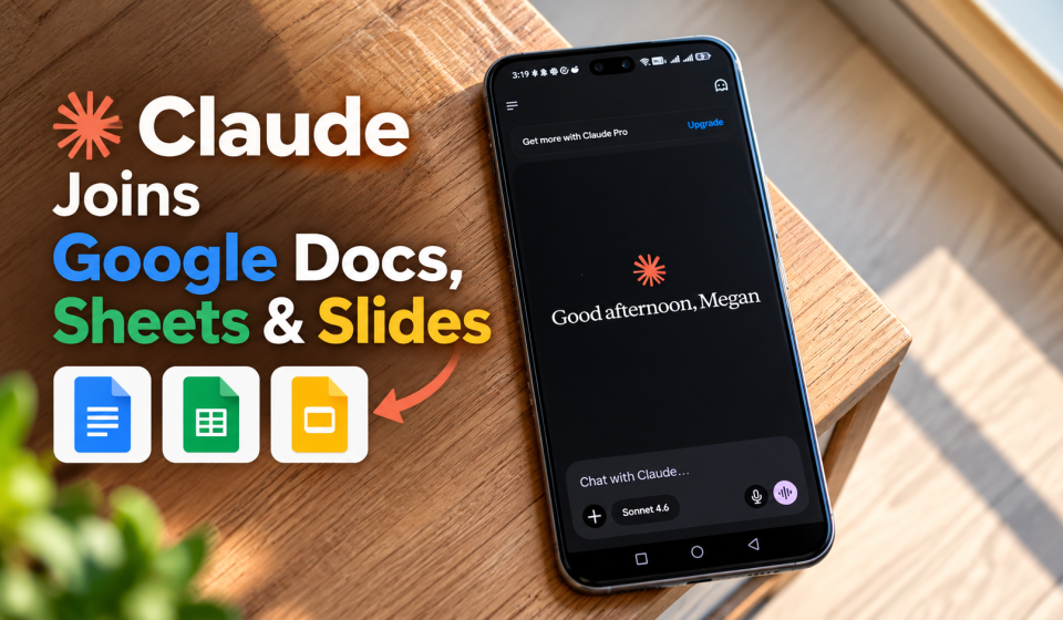 Claude Joins Google Docs, Sheets & Slides Claude Google Docs - Featured